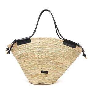Altuzarra Large Palm Basket Tote – Natural/Black